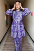 Purple Fusion Kurta Set